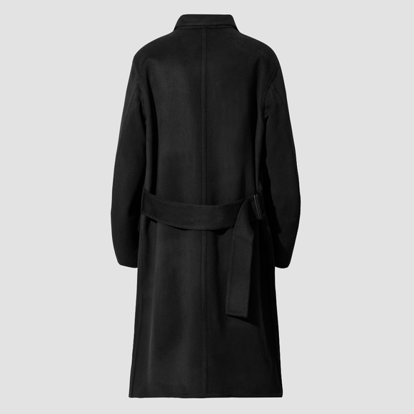 UNIQLO Jil Sander +J Cashmere Blend Chester Coat in Black Size Medium M - Picture 2 of 3